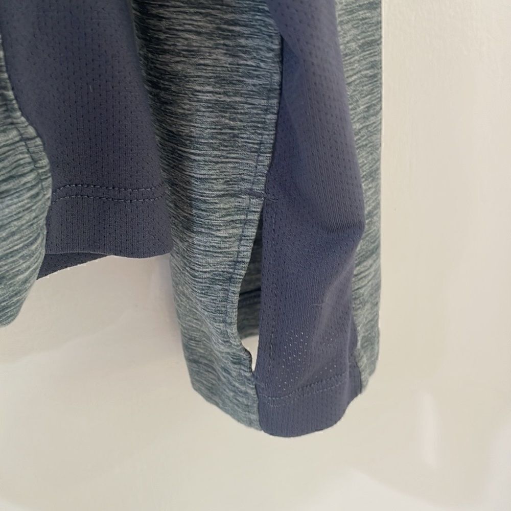 New Balance NB Dry heather gray 1/4 zip workout jacket medium - Picture 3 of 7